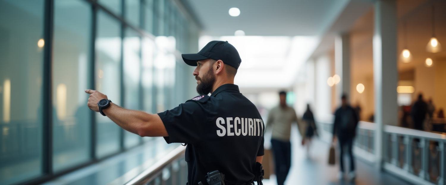 Group 3 security guard at a commercial complex